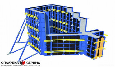 Аренда мелкощитовой опалубки